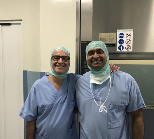 Srivtsa-Subramanya-With-Dr Porcellini